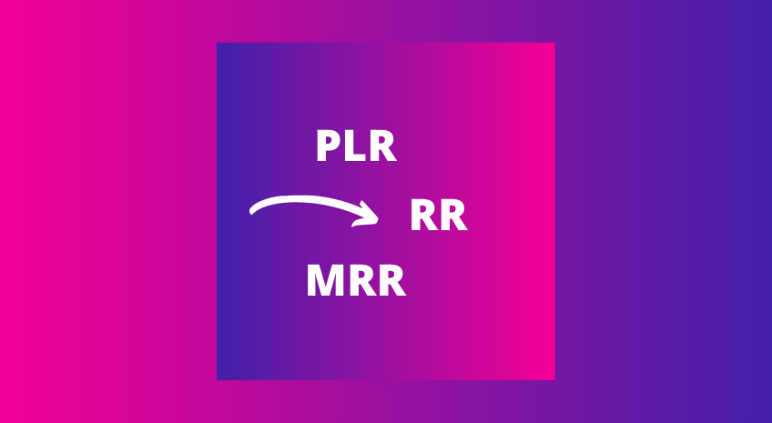 Difference Between PLR, RR and MRR